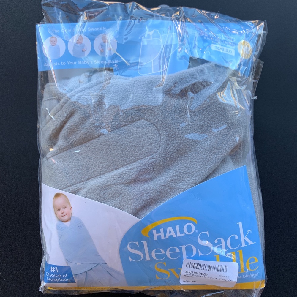 Newborn Halo Fleece Sleepsack / Swaddle